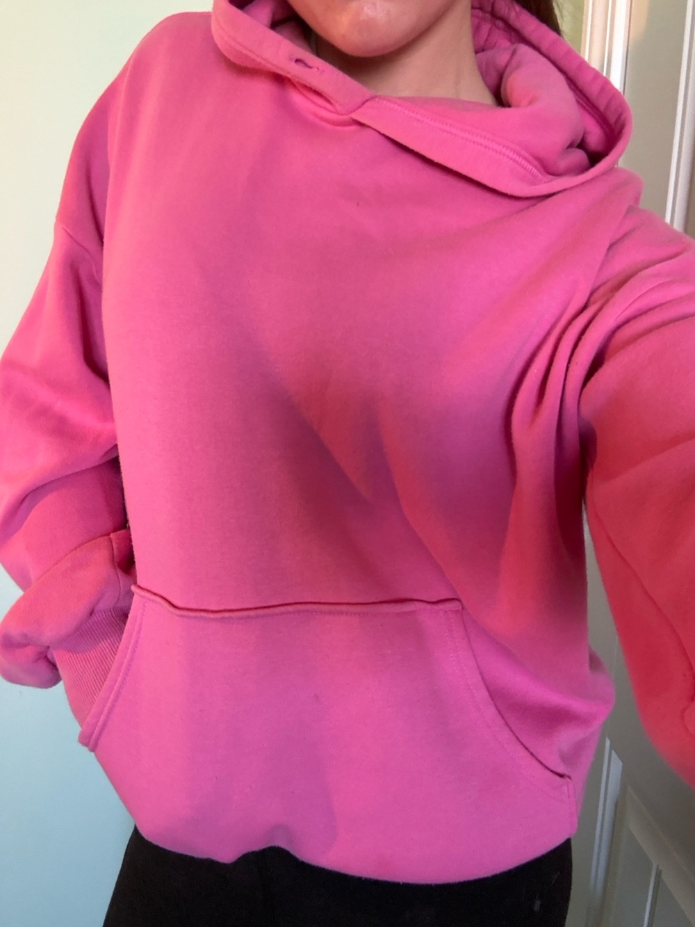 Women's Bubblegum Pink Gap Hoodie
